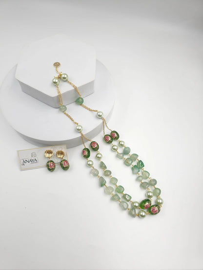 Floral Decal Beads Elegance Set