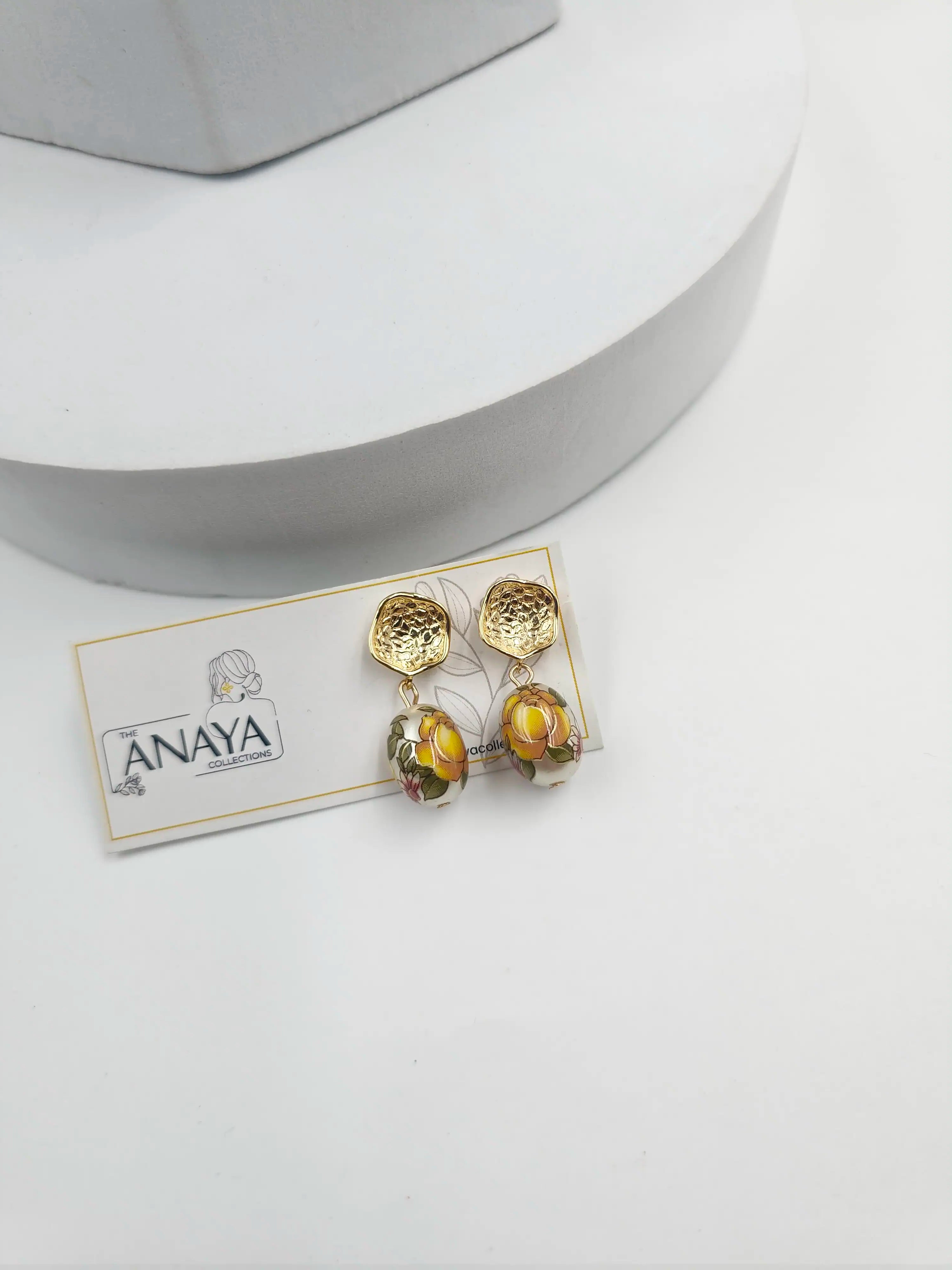 Floral Beads Elegance Earrings