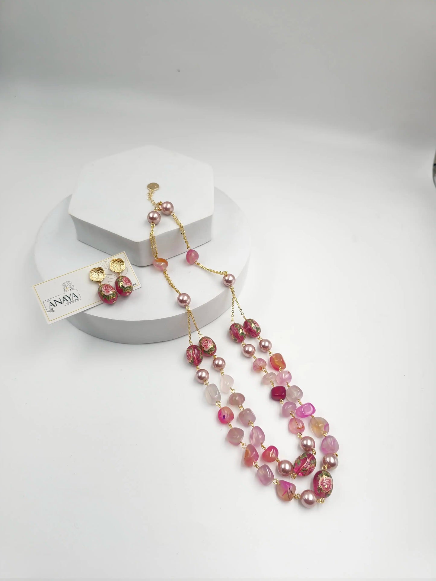 Floral Decal Beads Elegance Set