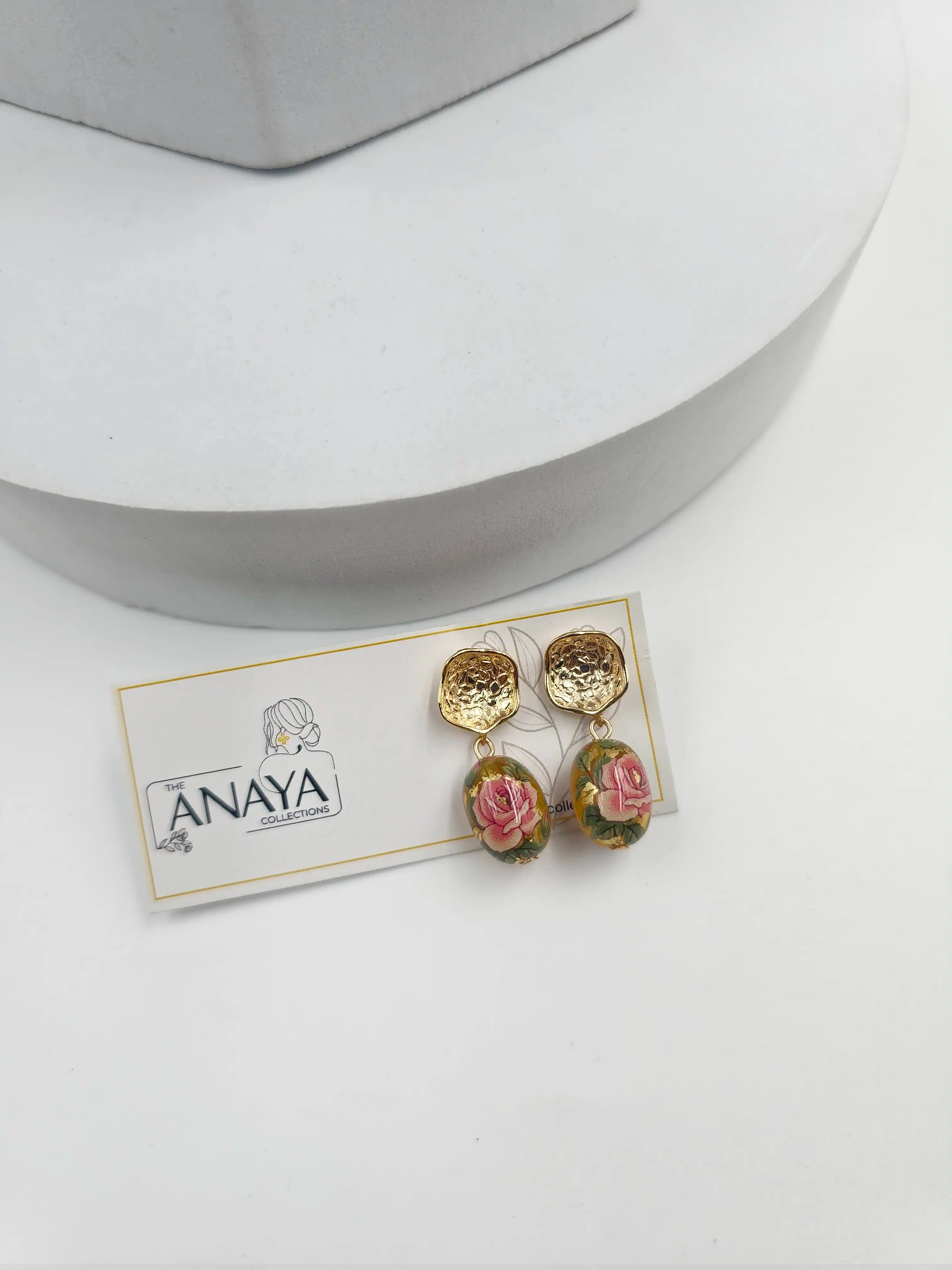 Floral Beads Elegance Earrings