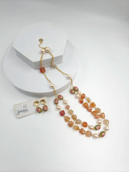 Floral Decal Beads Elegance Set