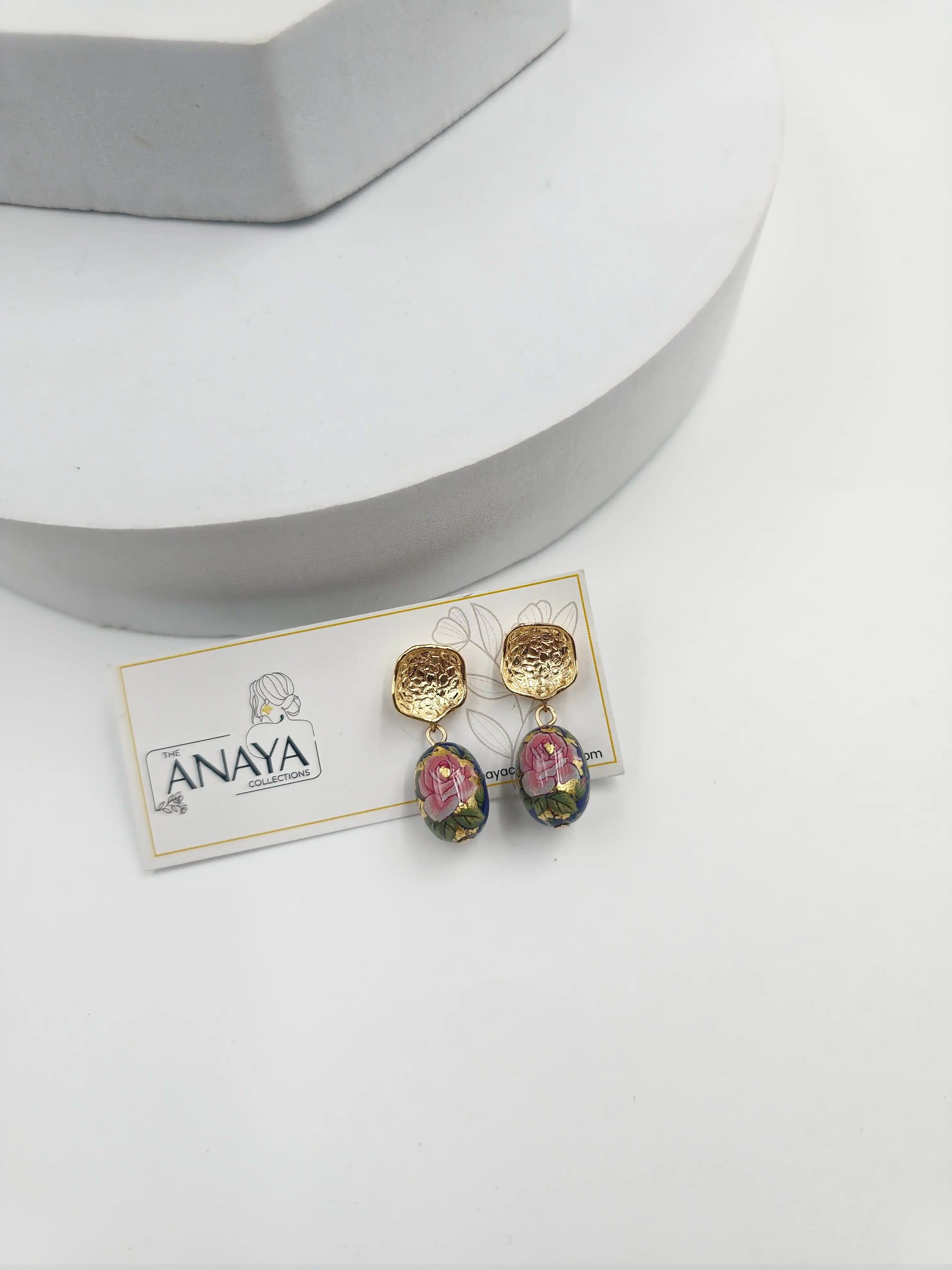 Floral Beads Elegance Earrings