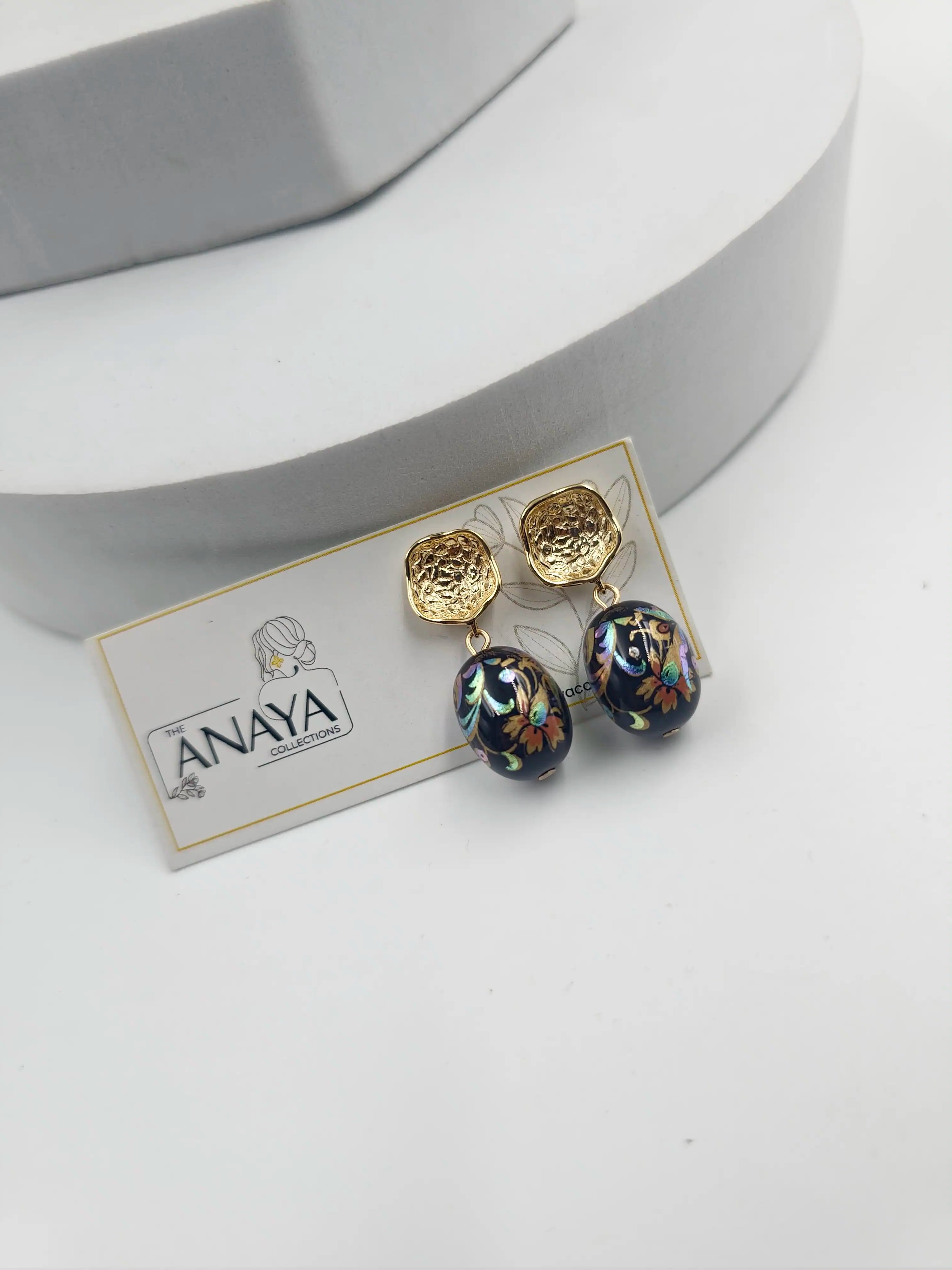 Floral Beads Elegance Earrings