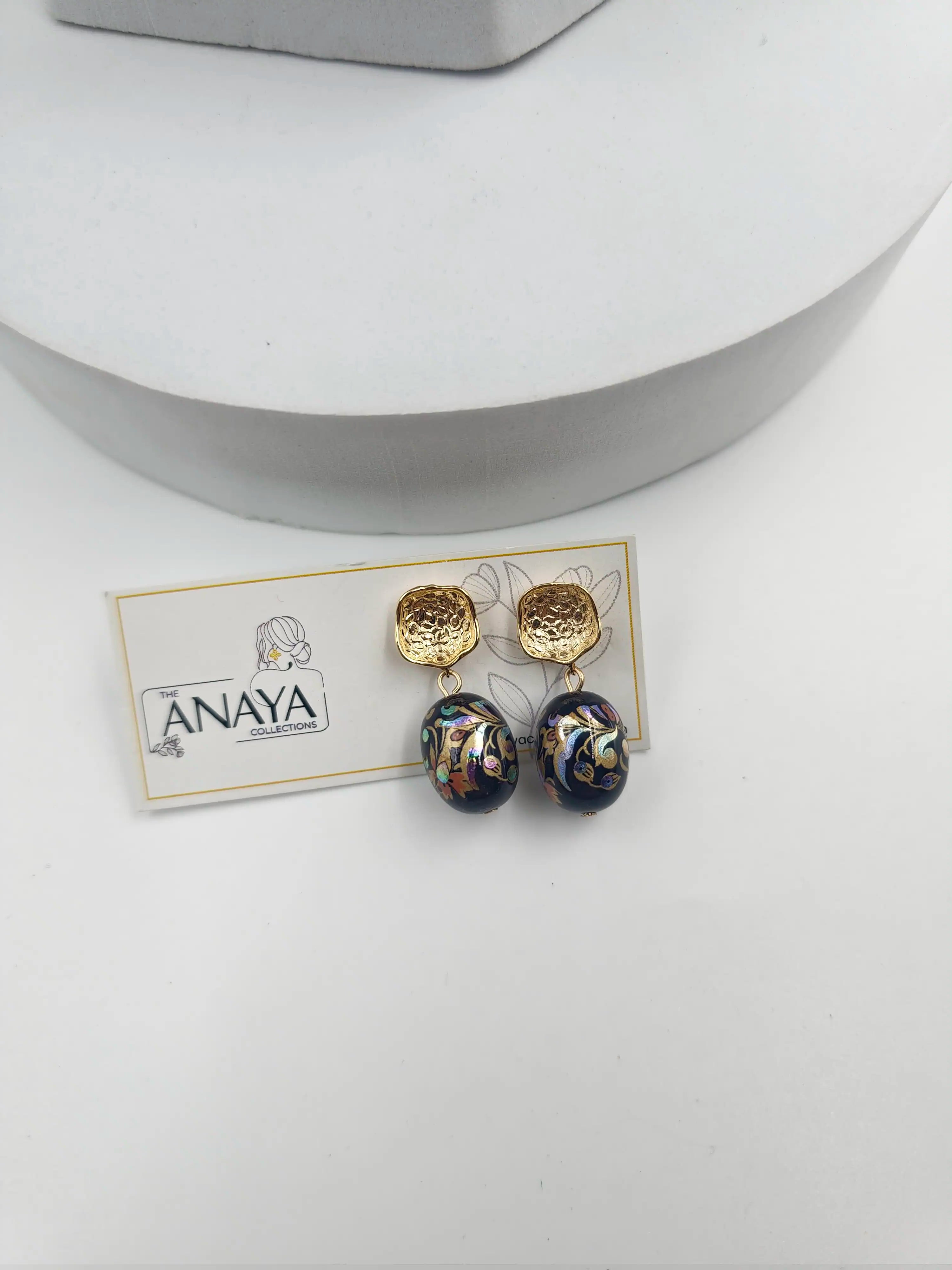 Floral Beads Elegance Earrings