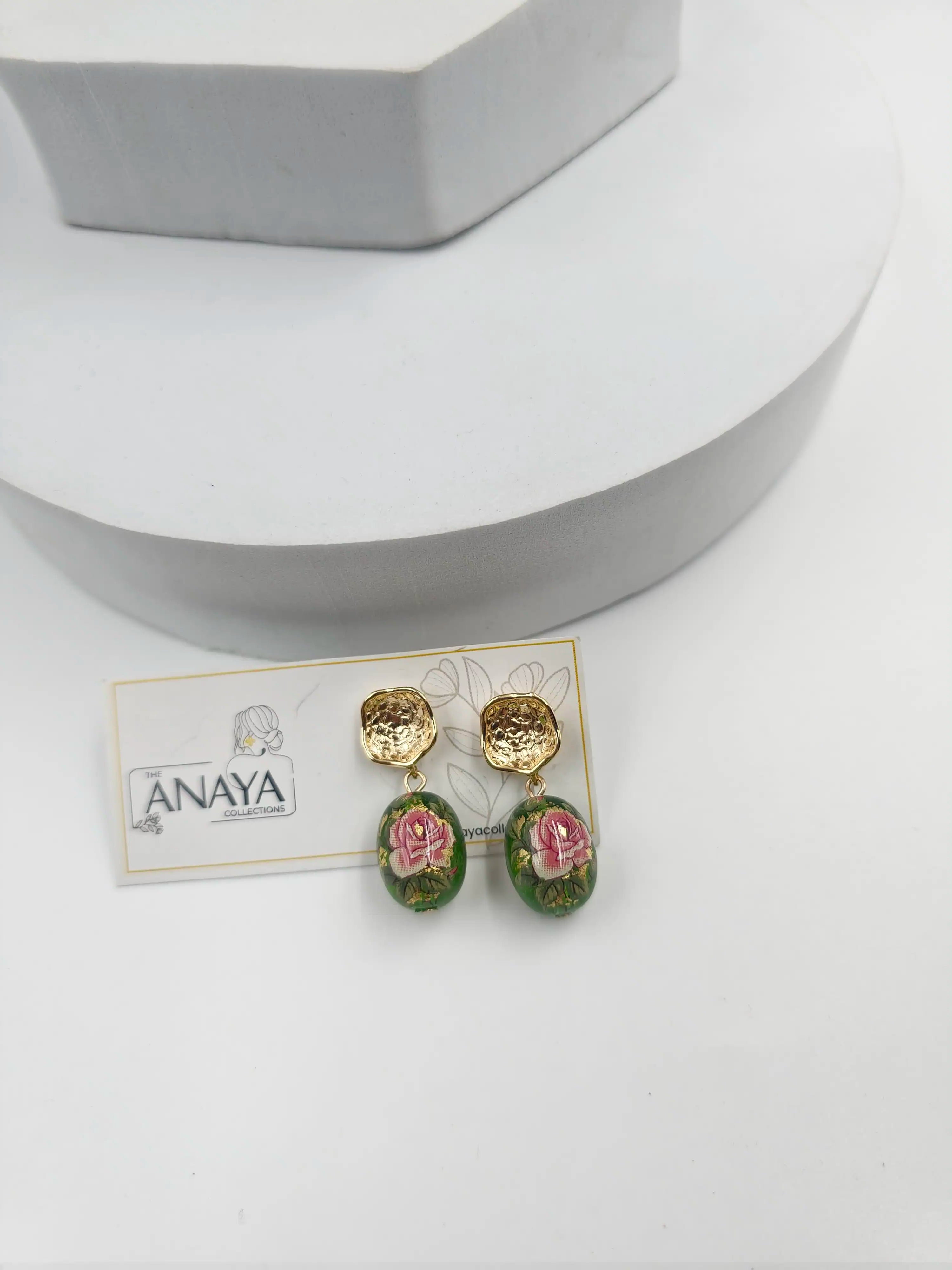 Floral Beads Elegance Earrings