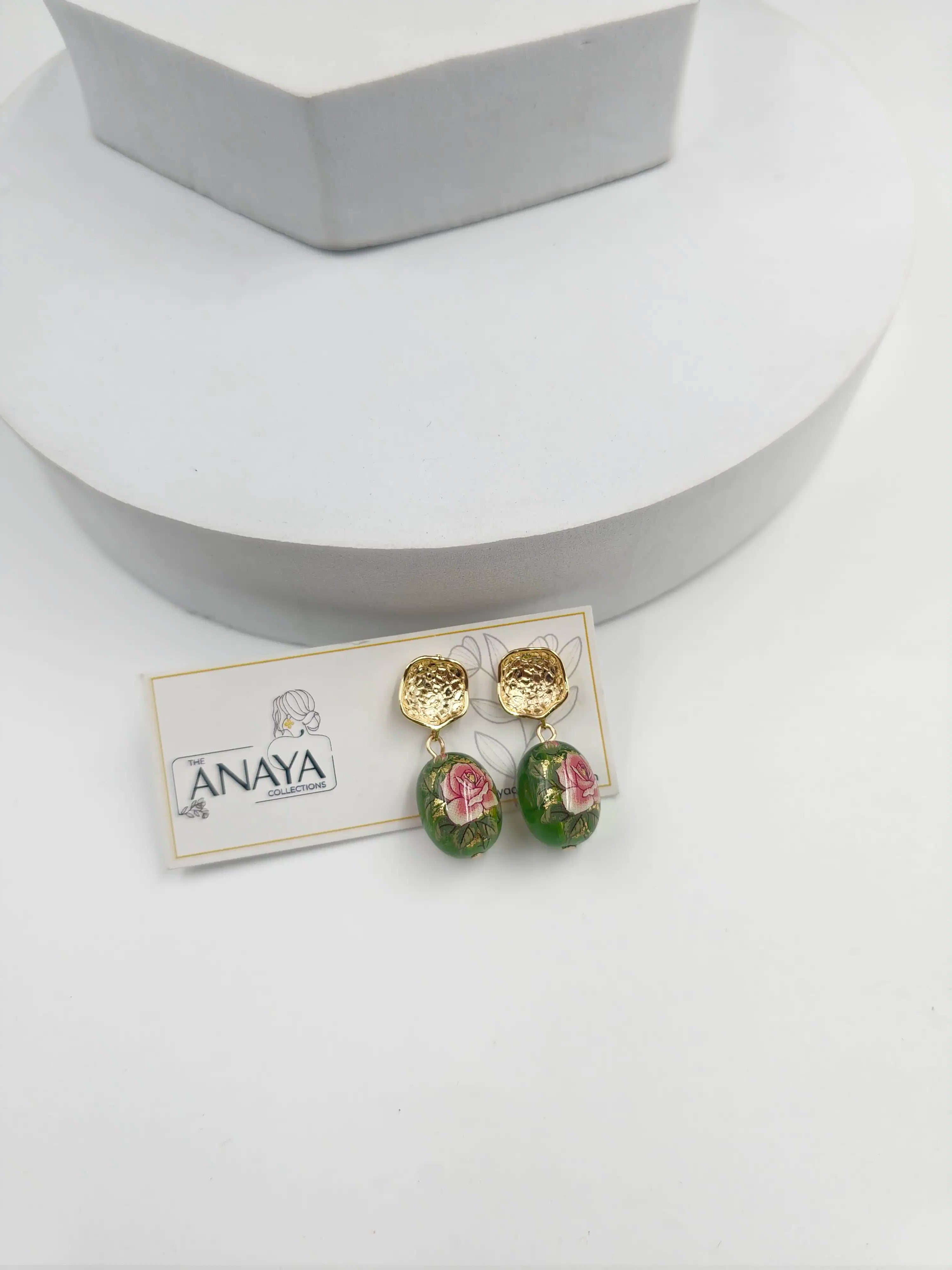 Floral Beads Elegance Earrings