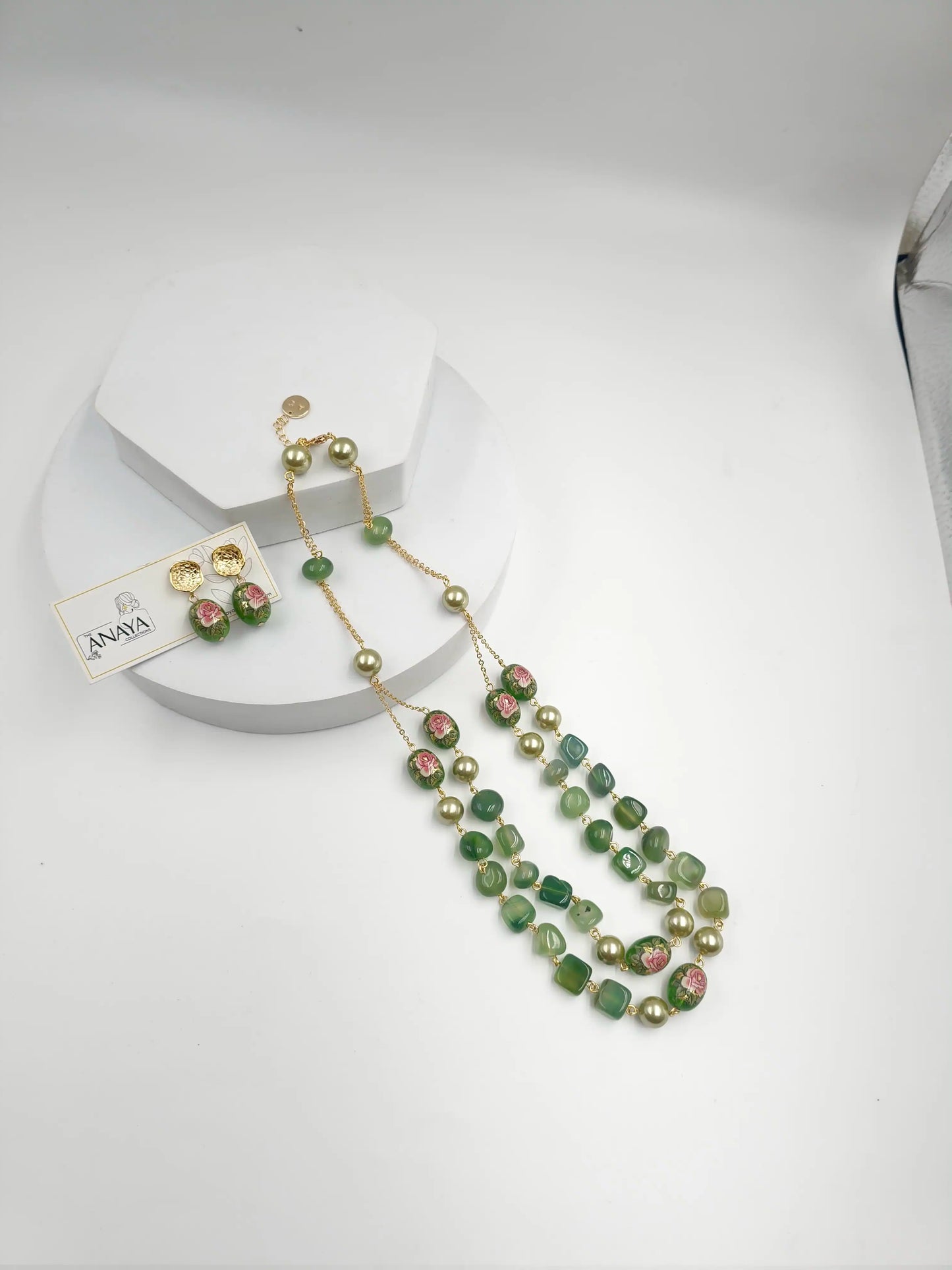 Floral Decal Beads Elegance Set