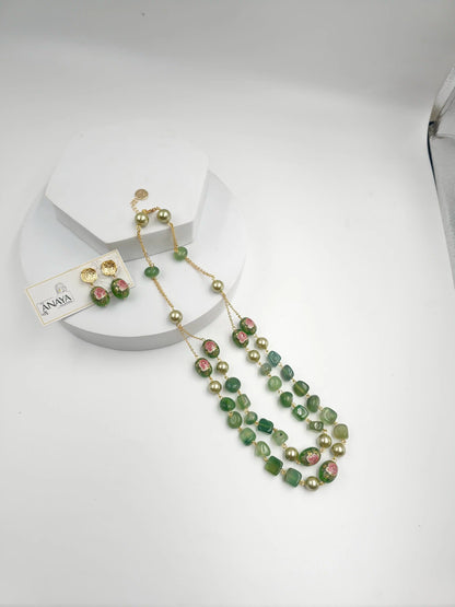 Floral Decal Beads Elegance Set