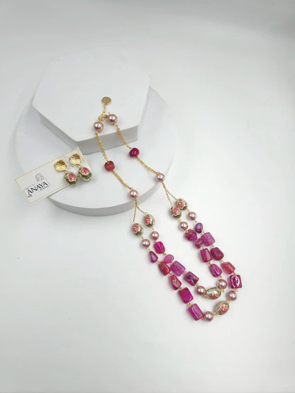 Floral Decal Beads Elegance Set