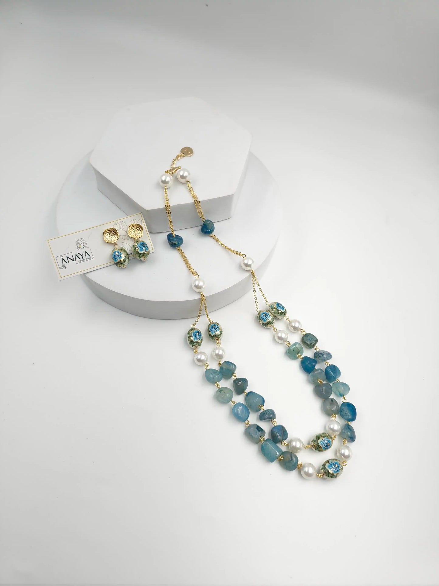 Floral Decal Beads Elegance Set