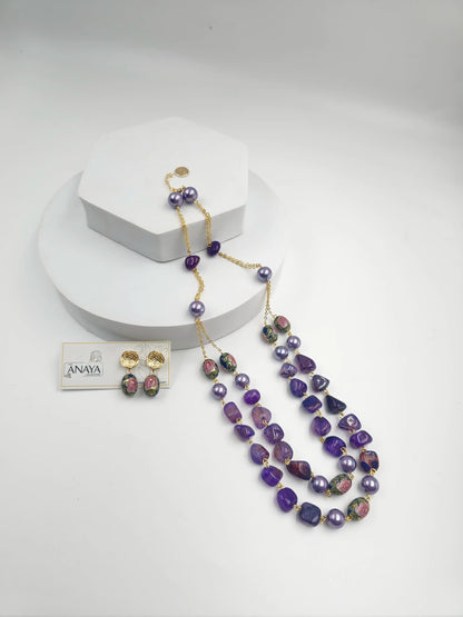 Floral Decal Beads Elegance Set