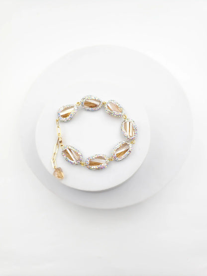 Regal Pearl Drop Bracelet