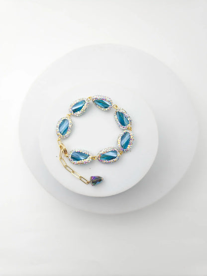 Regal Pearl Drop Bracelet