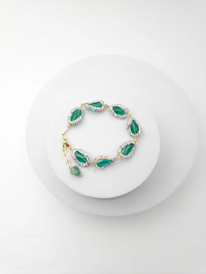 Regal Pearl Drop Bracelet