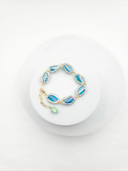 Regal Pearl Drop Bracelet