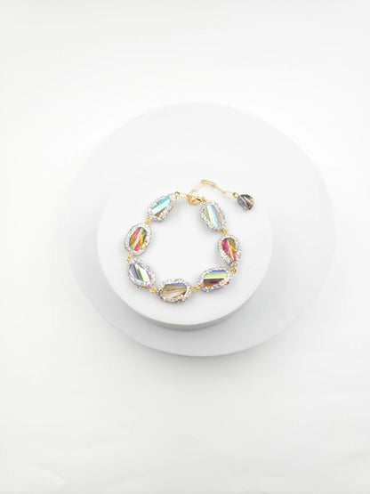 Regal Pearl Drop Bracelet