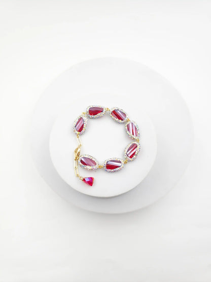 Regal Pearl Drop Bracelet