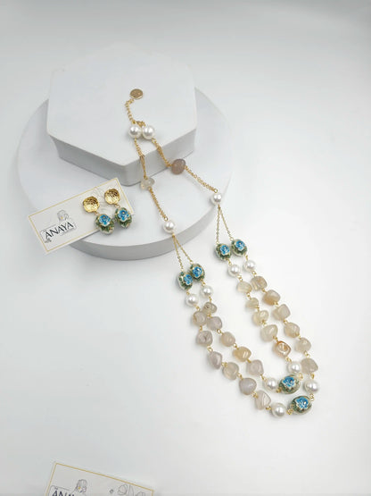 Floral Decal Beads Elegance Set