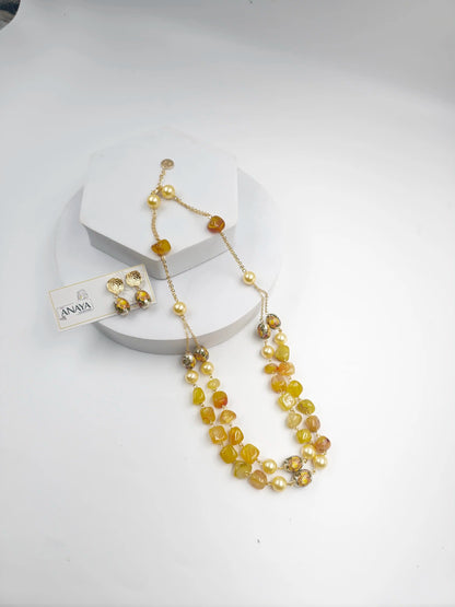 Floral Decal Beads Elegance Set